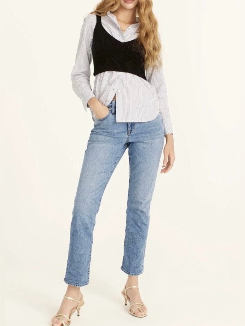 J. CREW Blue Jeans Slim Boyfriend Denim Women’s Size 31 Darcy Bay Wash New NWT